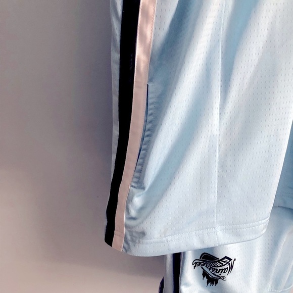 Disney Parks World 2 Piece Main Street Hood Full Zip Track Suit Pale Blue L - Picture 13 of 14